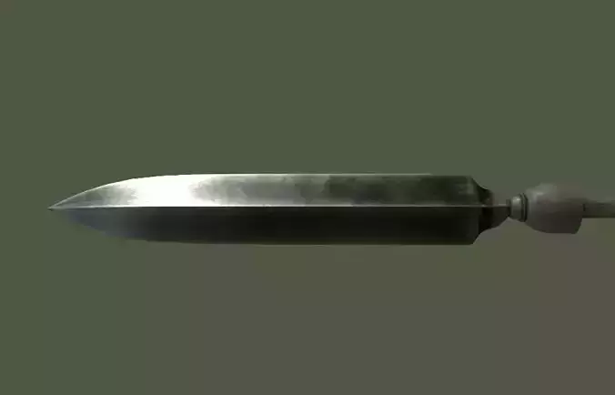 Japanese NagaYari - Long Spear - 3D model