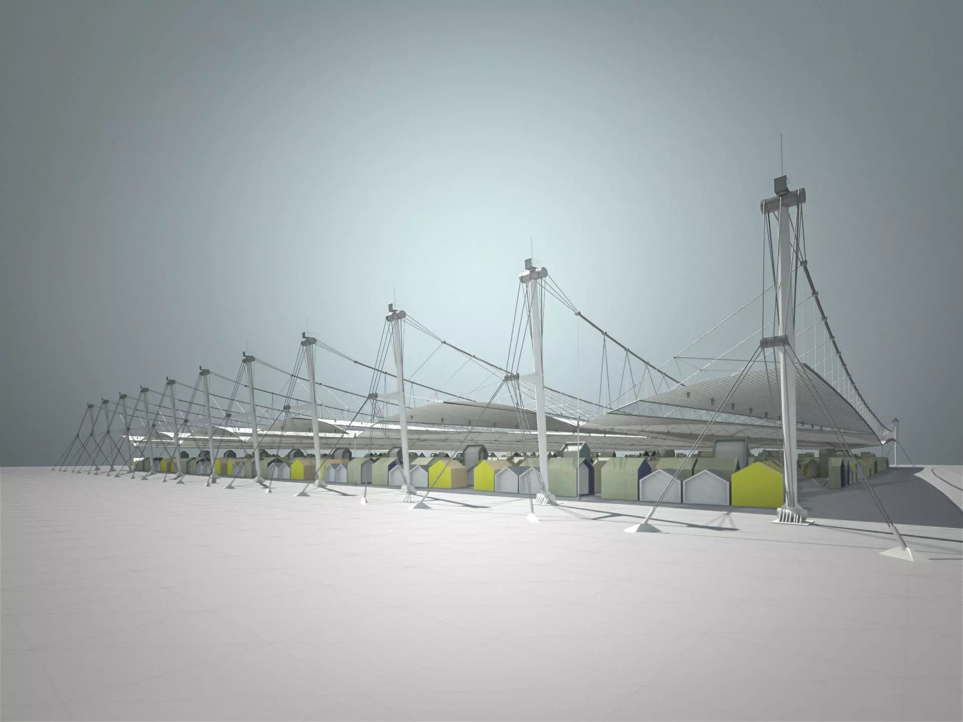 market stadium 3D model_0
