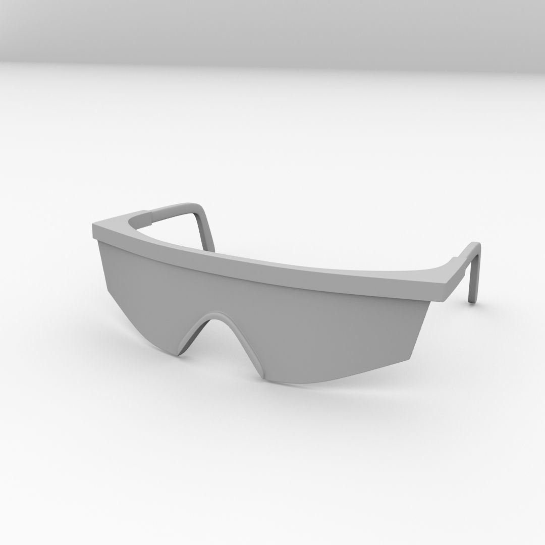 Safety Glass 3D model_3