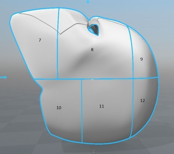 Red Hood Helmet Batman 3D print model_4