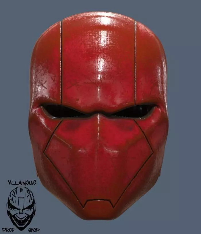 Red Hood Helmet Batman 3D print model_0