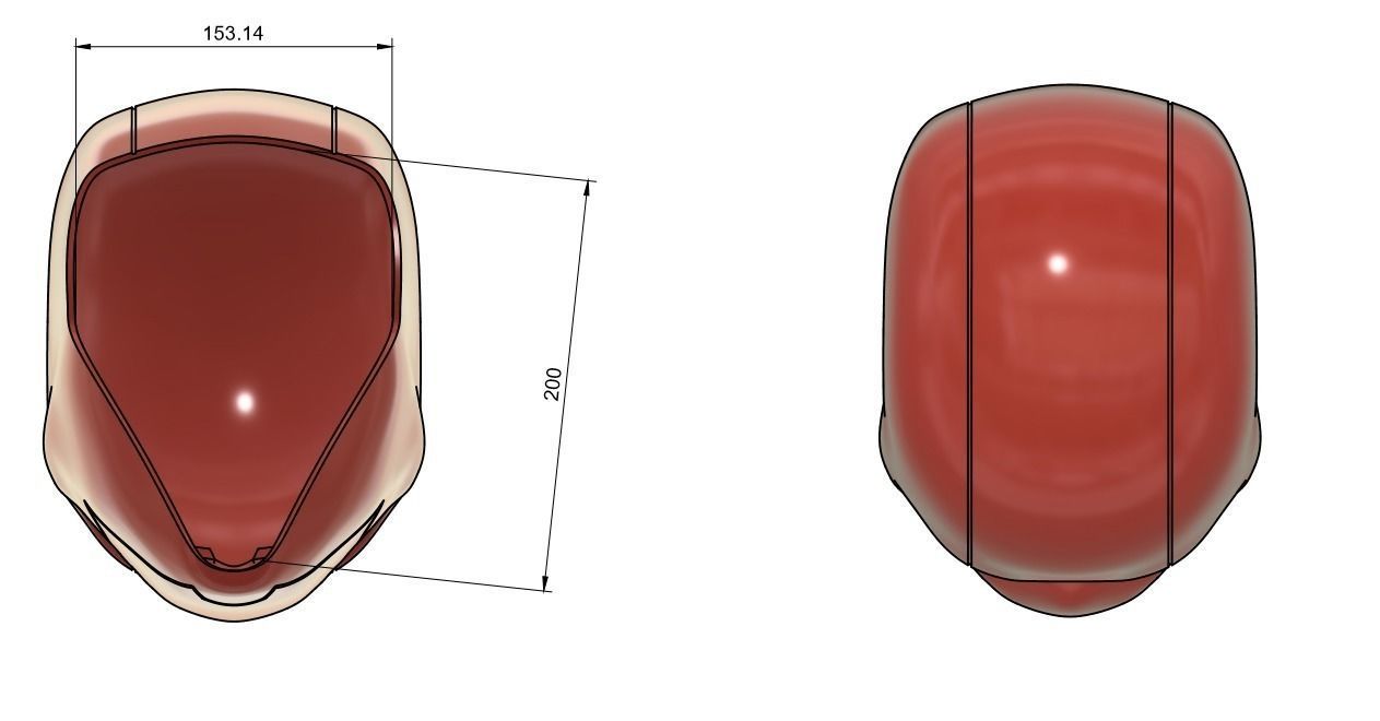 Red Hood Helmet Batman 3D print model_6