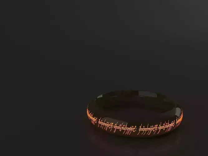  The one ring 3d model