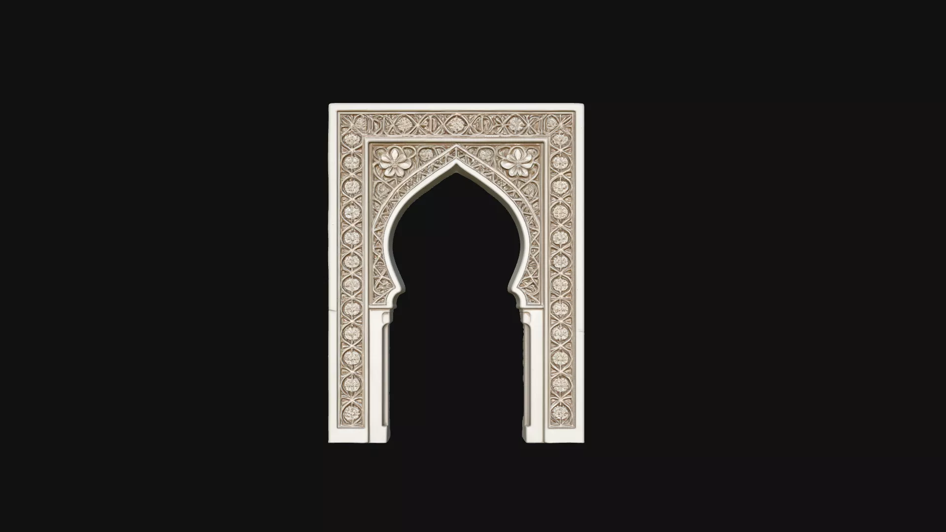 Moorish Arch Gateway Model Design 5 - 3D Print Model 3D print model