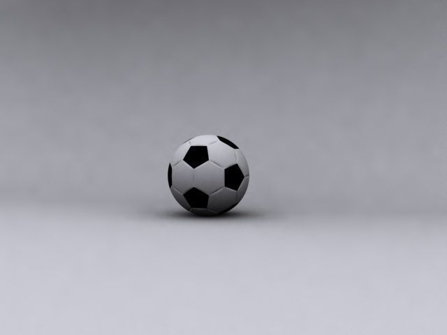 football soccer ball 3D model