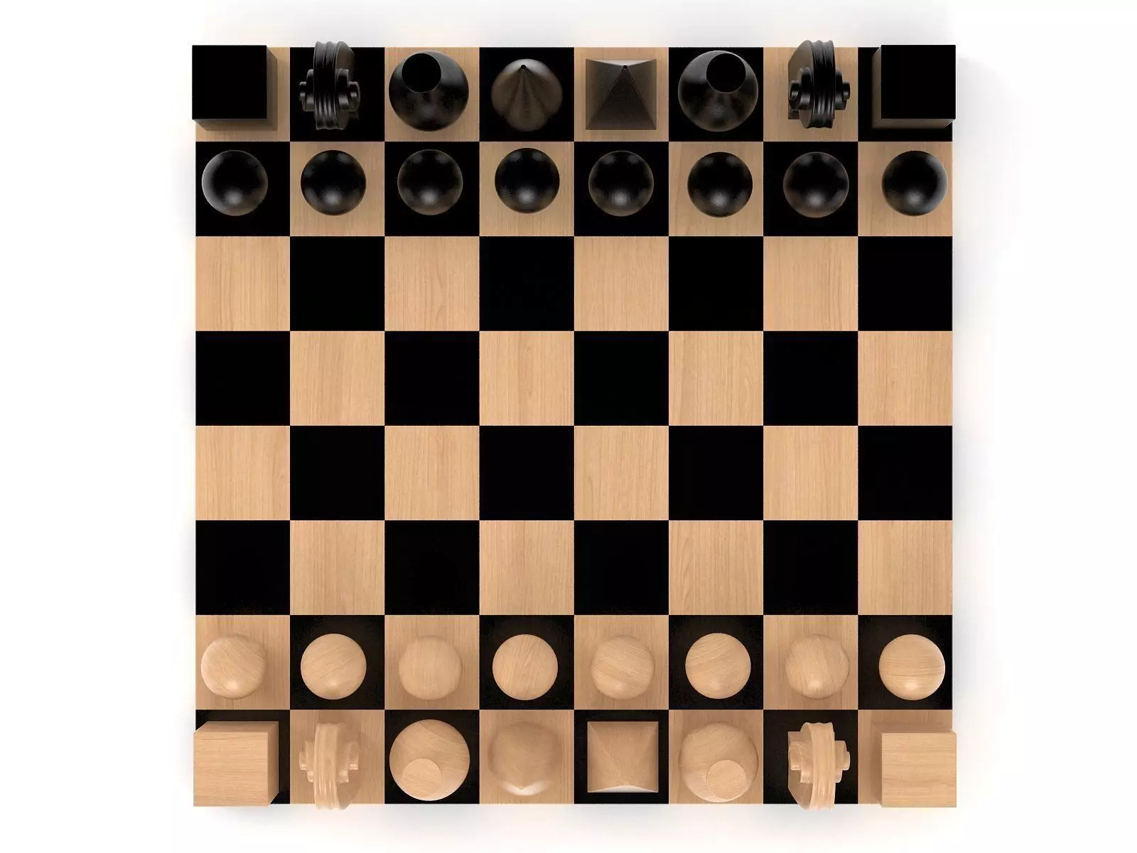 Man-Ray Chess 3D model_5