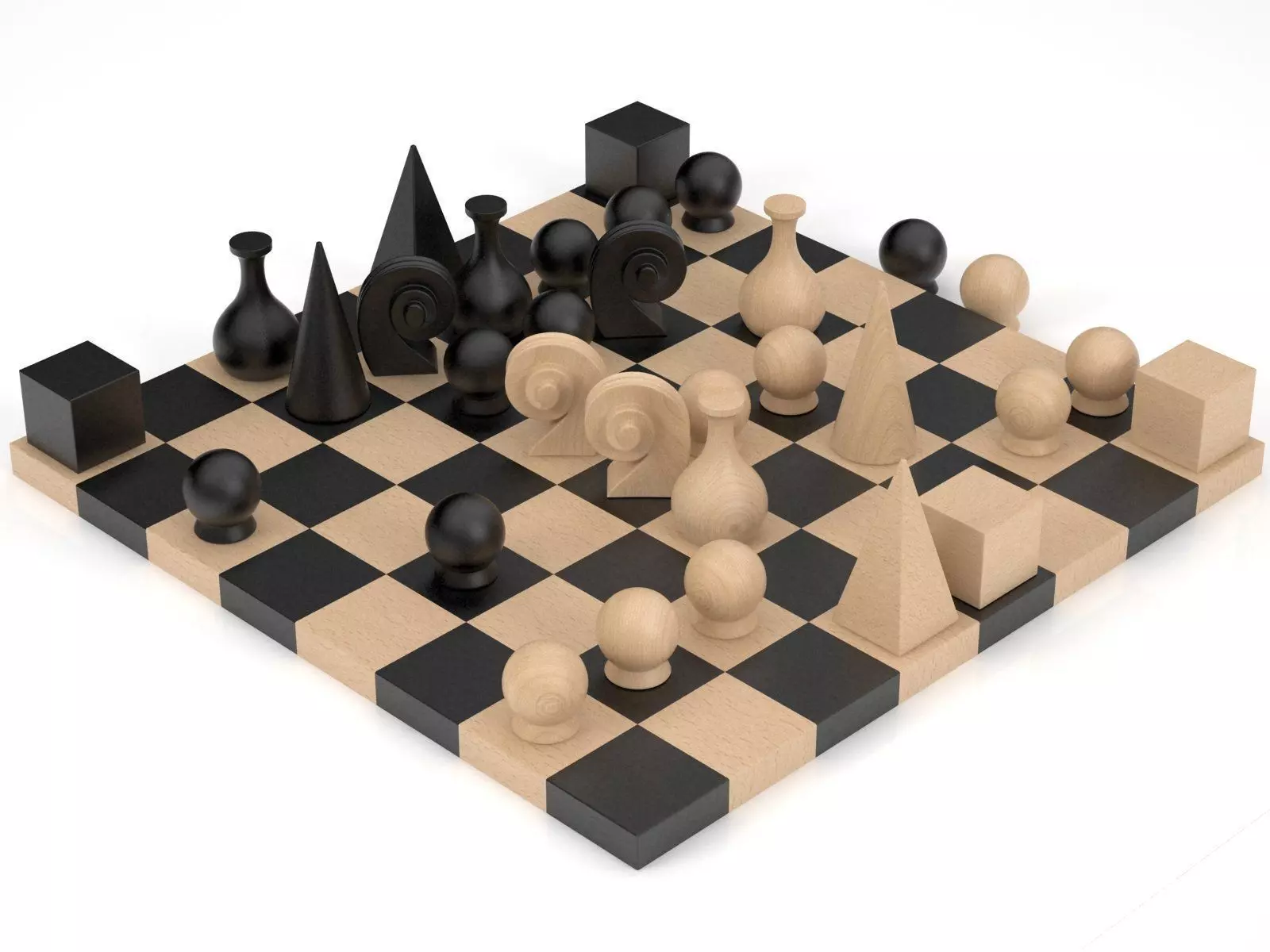 Man-Ray Chess 3D model_7