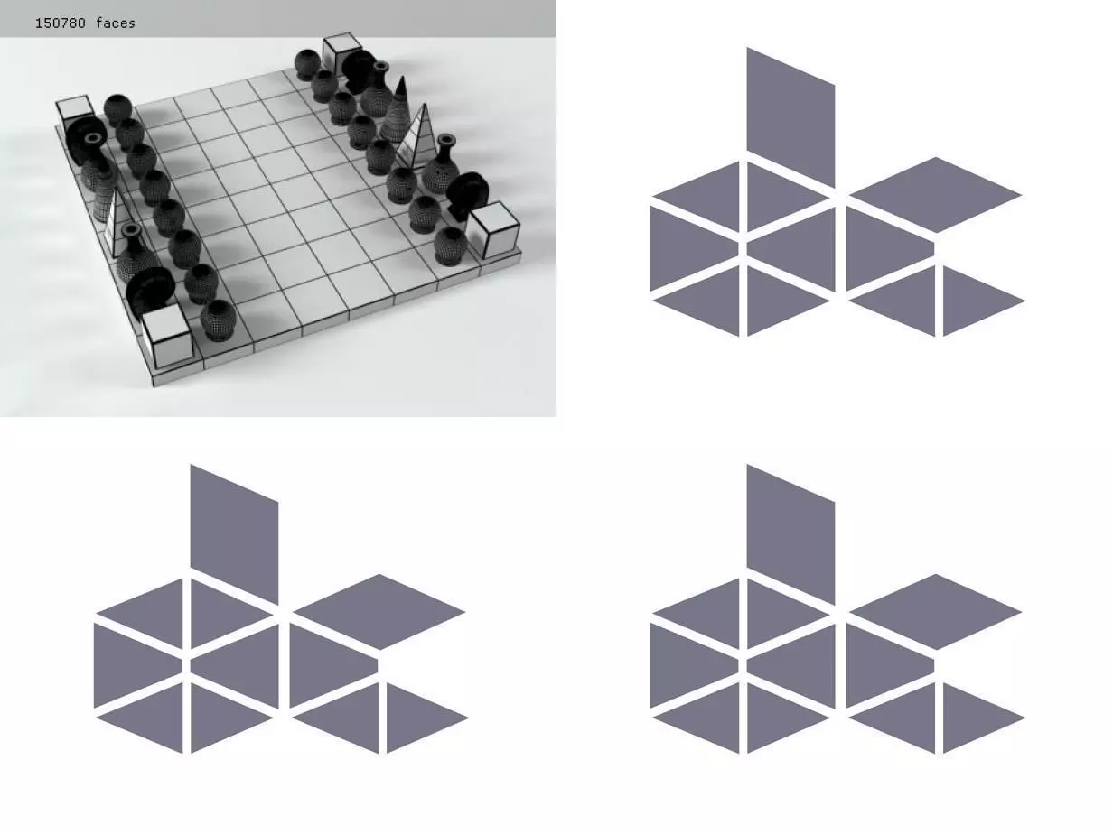 Man-Ray Chess 3D model_8