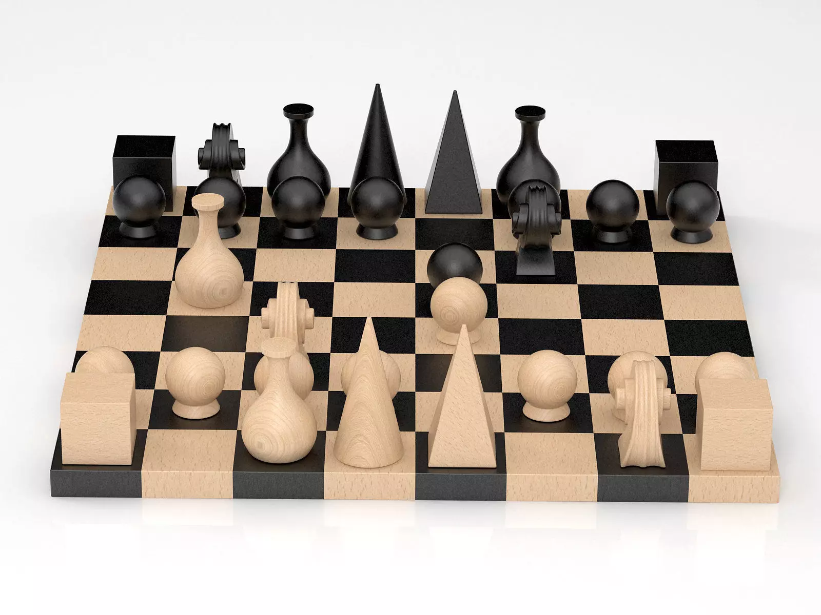 Man-Ray Chess 3D model_0