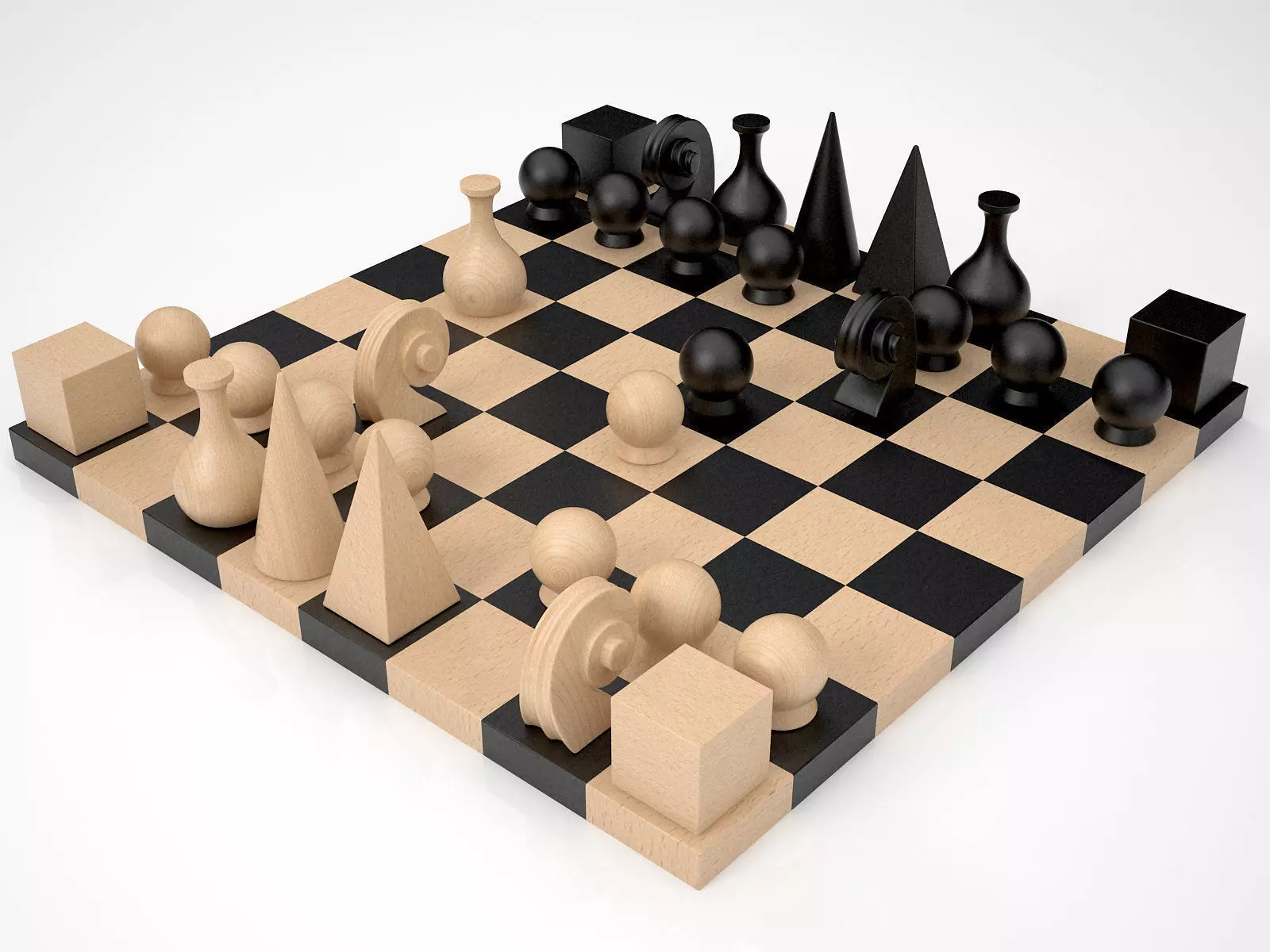 Man-Ray Chess 3D model_4