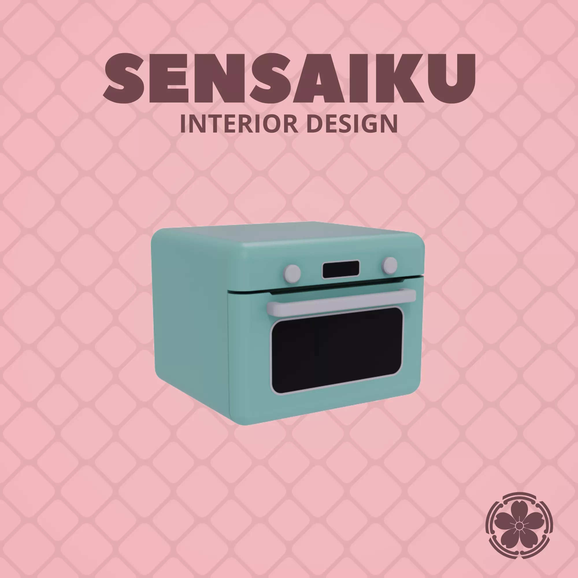 01 Oven V1 Retro Futuristic Miniature Oven SciFi Cyberpunk 3D print model
