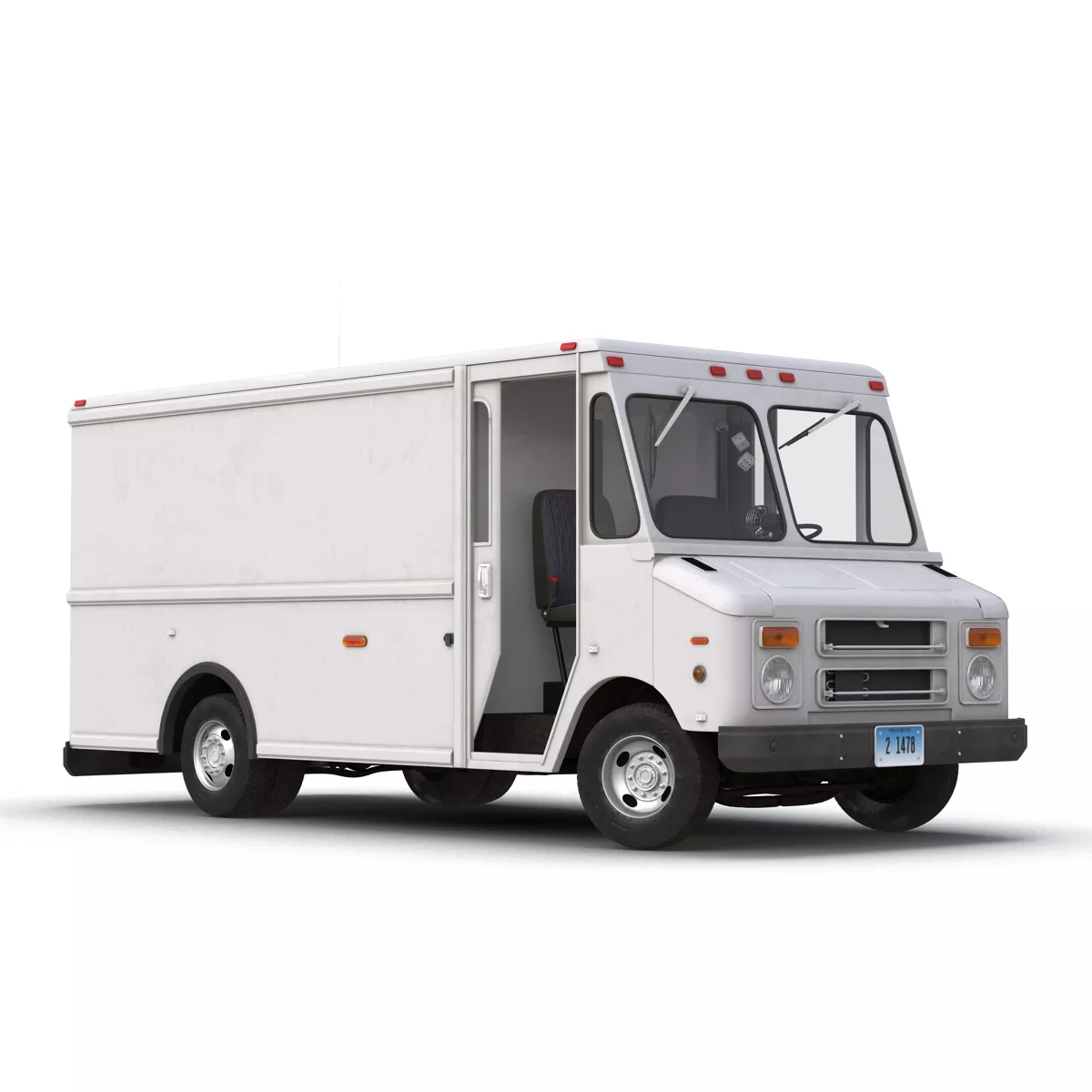 Post Office Truck 3D model