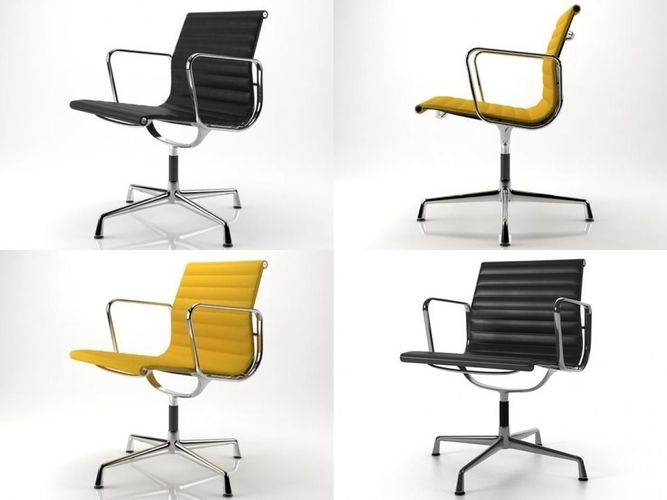 Aluminium chair  105 107 3D model