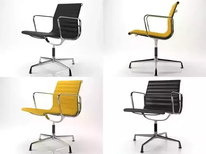 Aluminium chair  105 107 3D model