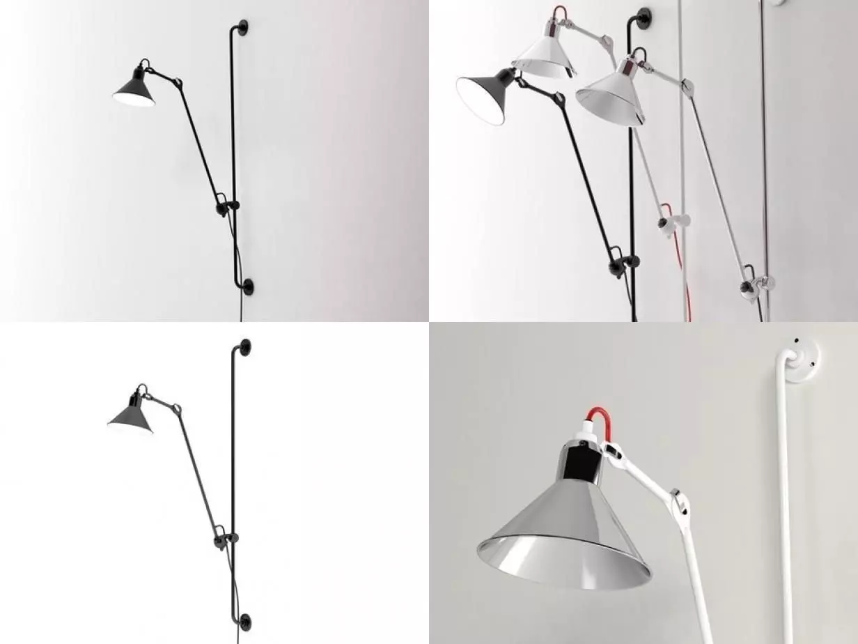 N214 wall lamp 3D model_0
