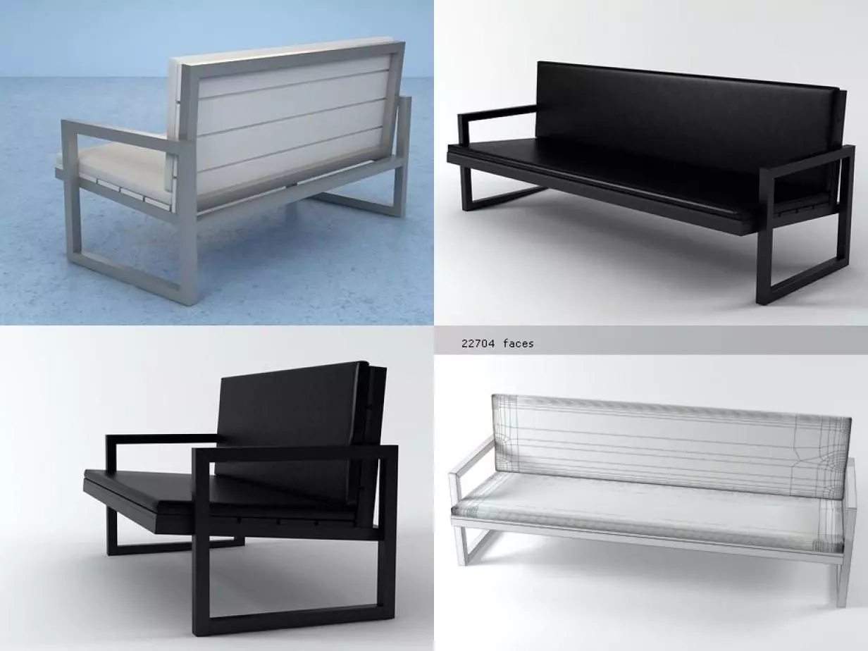 Saler 2 3-Seat 3D model_3