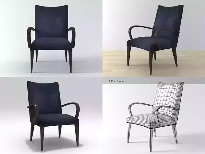 Paul Irbes Chair 2848A 3D model