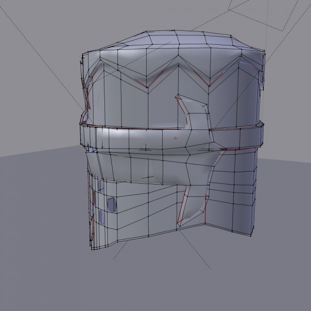 3D Model of a Norman knight Helmet 3D model_8