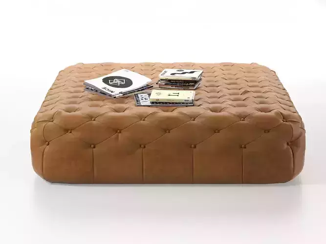 Pouf Capitonne 3D model