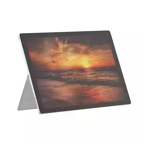 Surface Tablet Opened 3D model