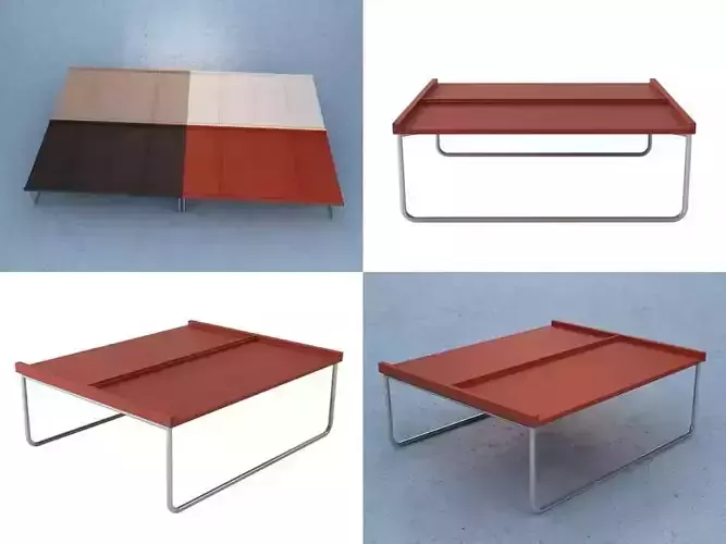 Malmo four different tables 3D model Malmo four different tables 3D model