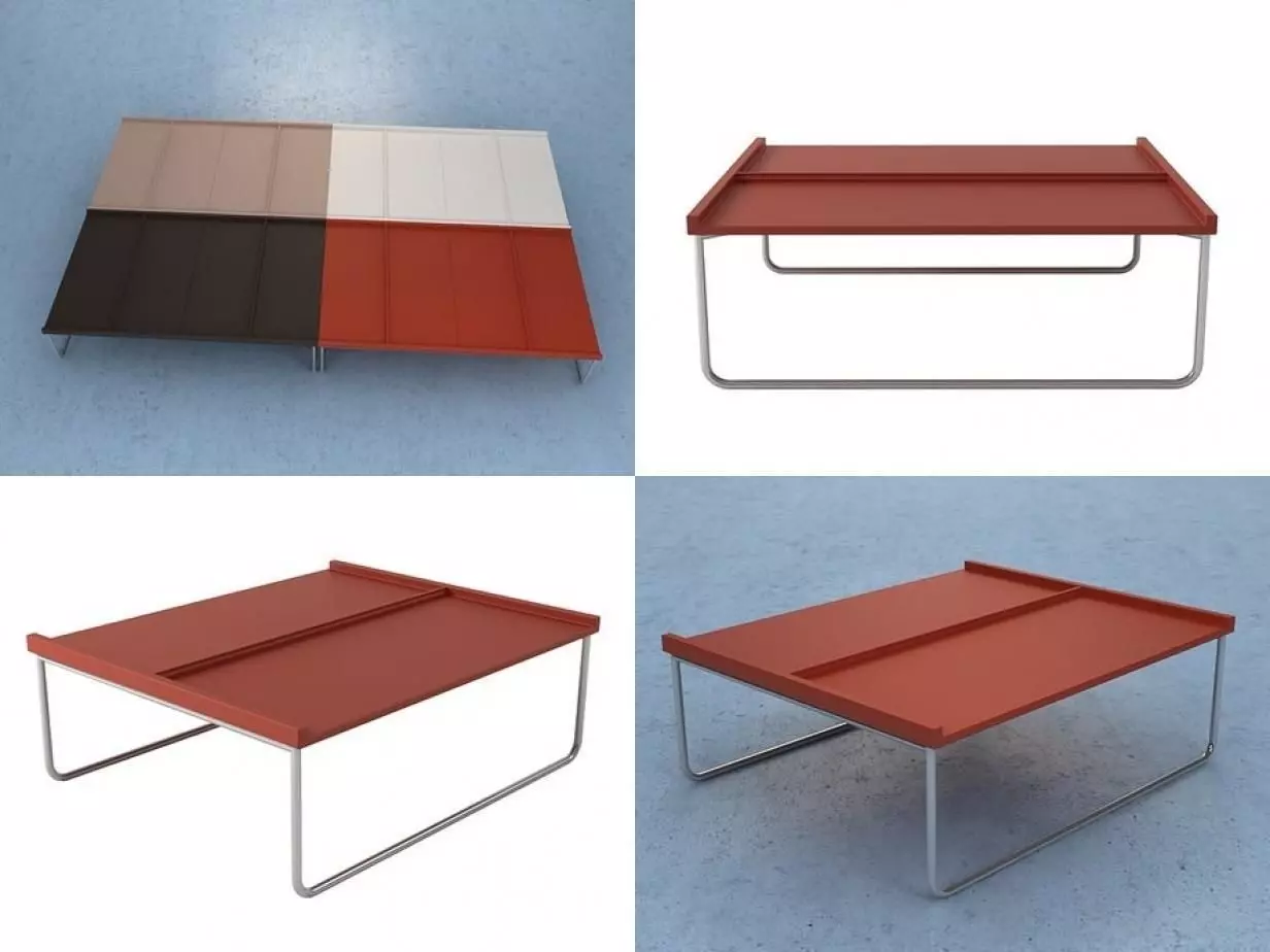 Malmo four different tables 3D model_0