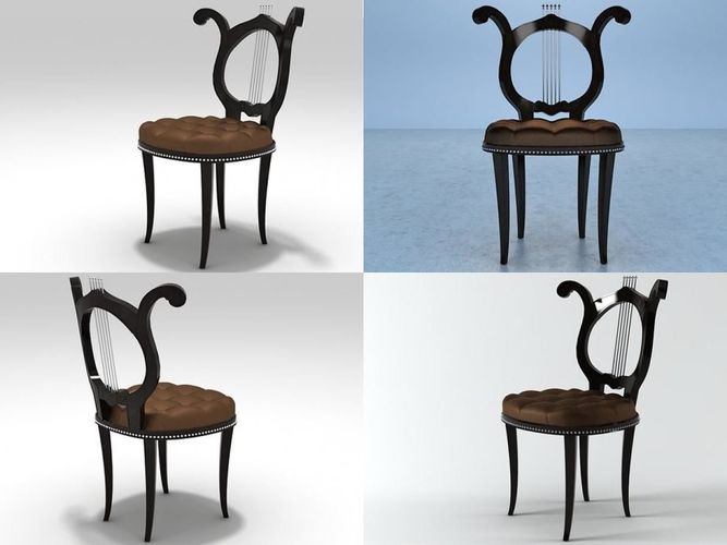1940s Side Chair 3D model