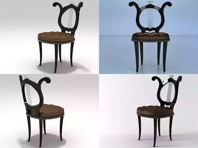 1940s Side Chair 3D model