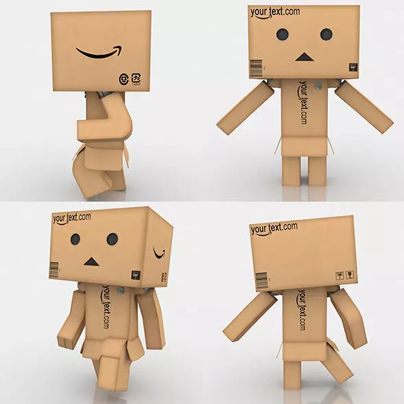 Danbo Full Rigged Low-poly 3D model_0