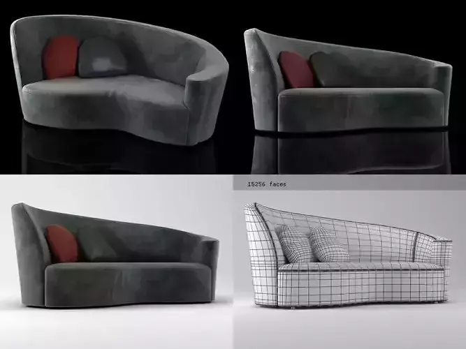 Nautilus Sofa NAU DDX 3D model