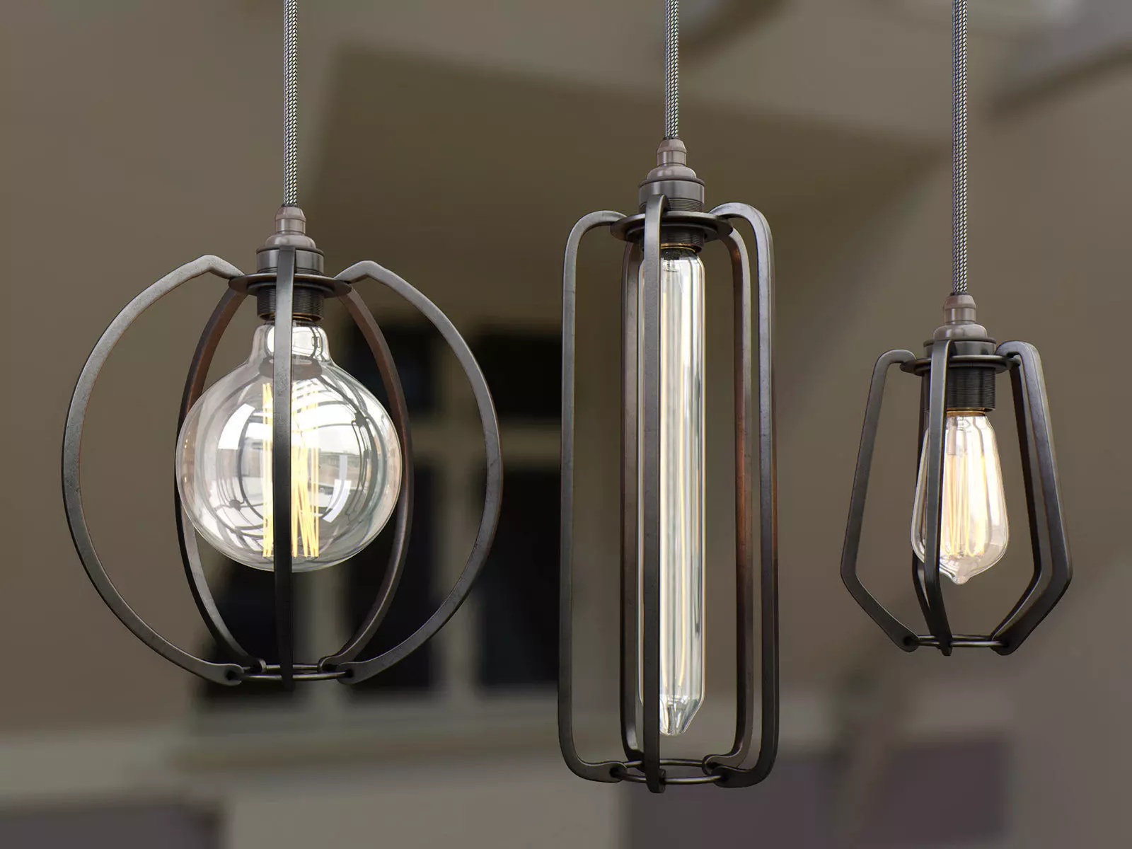 Farriers Cage Globe  Long and Teardrop 3D model_1