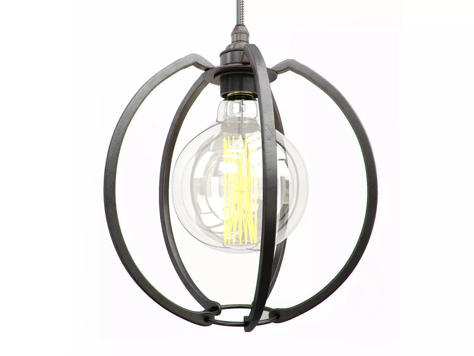 Farriers Cage Globe  Long and Teardrop 3D model_3