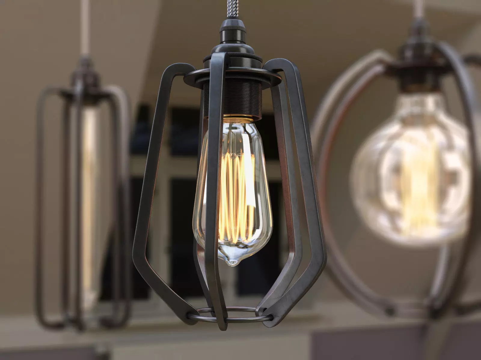 Farriers Cage Globe  Long and Teardrop 3D model_2