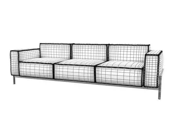 DS-21-03 leather sofa