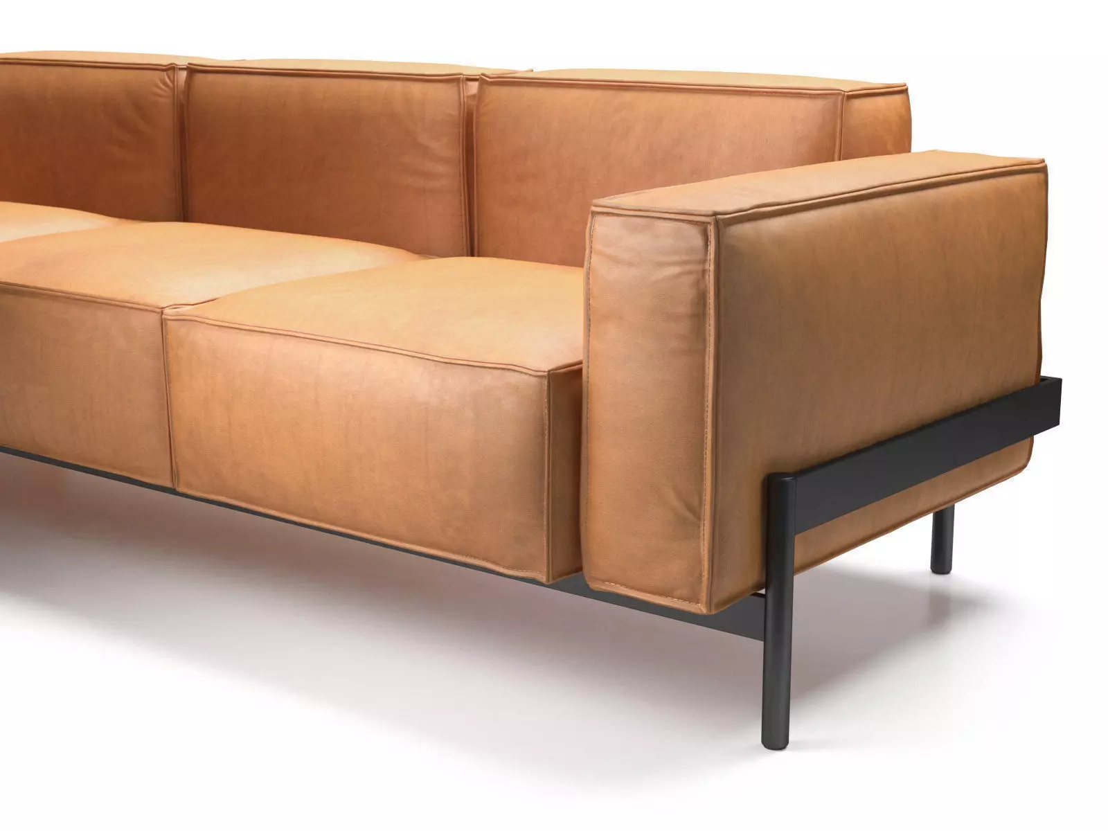 DS-21-03 leather sofa 3D model_0