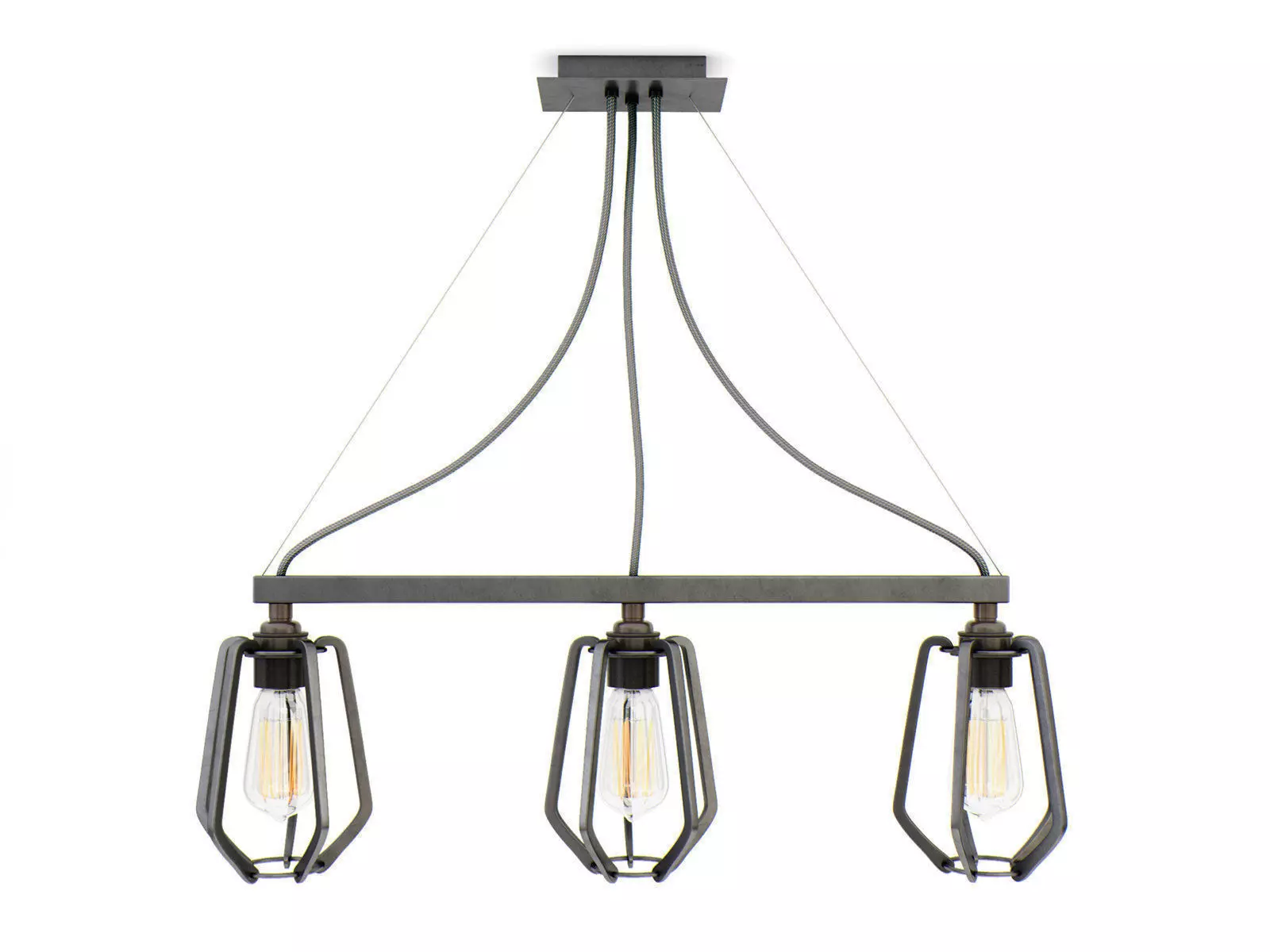 Farriers Cage Three Bar Teardrop 3D model_2