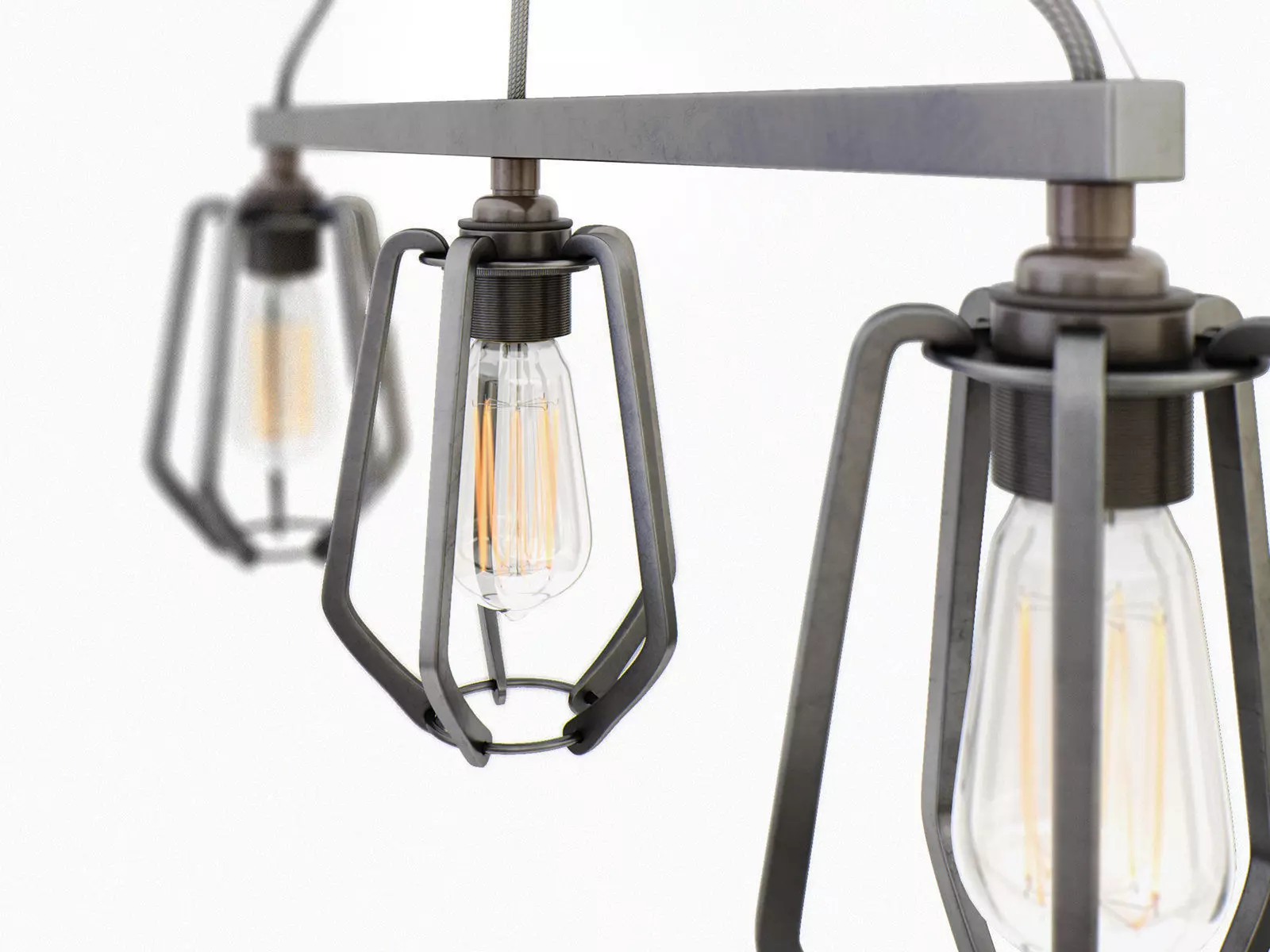 Farriers Cage Three Bar Teardrop 3D model_0