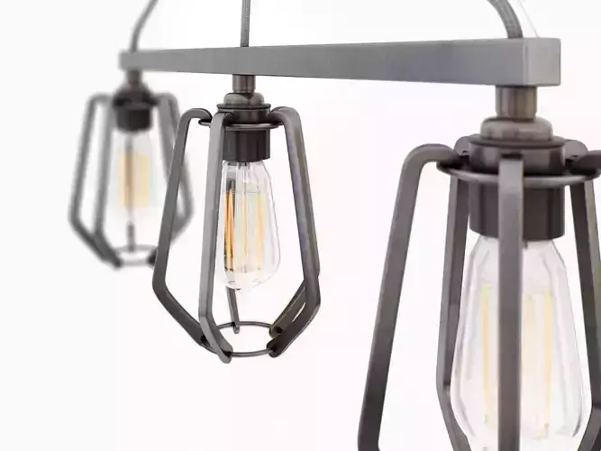 Farriers Cage Three Bar Teardrop 3D model Farriers Cage Three Bar Teardrop 3D model