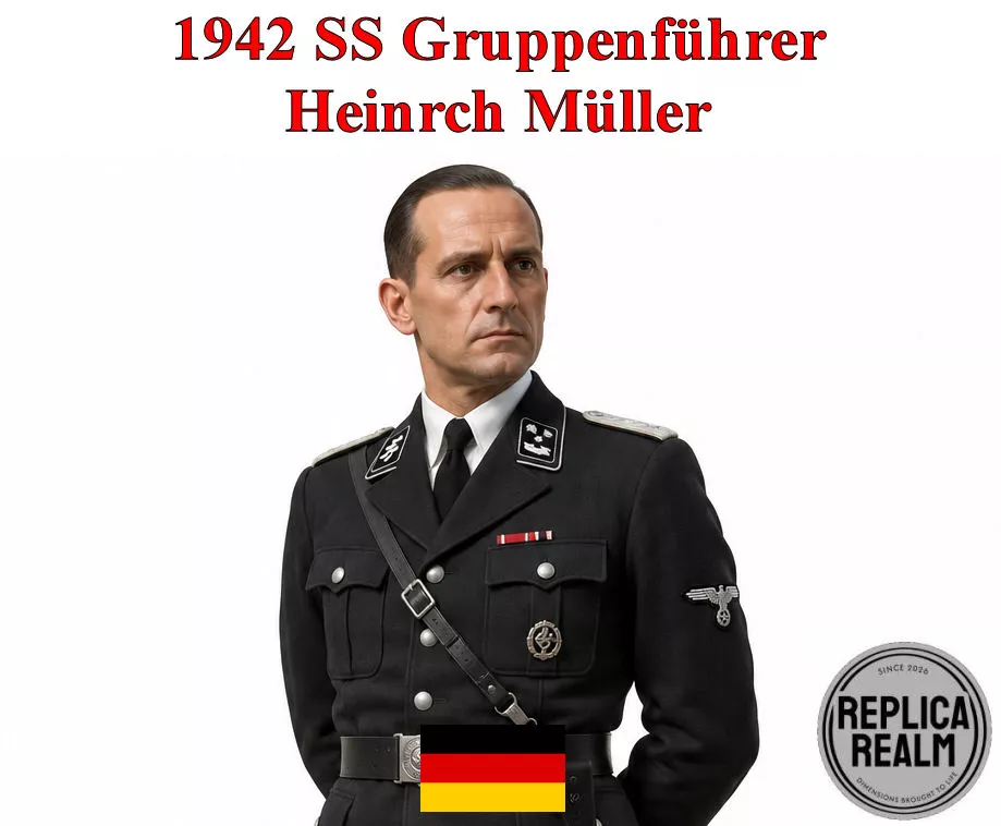 1942 SS Gruppenfuhrer Heinrich Muller 3D print model