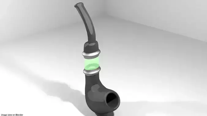 Smoking Pipe - E-pipe 3D model