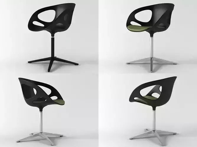 RIN swivel chair - swivel chair 3D model