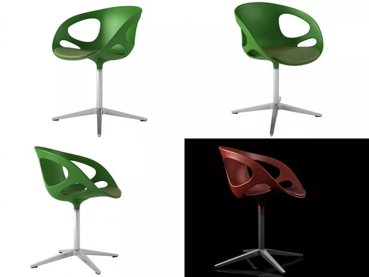 RIN swivel chair - swivel chair 3D model_1