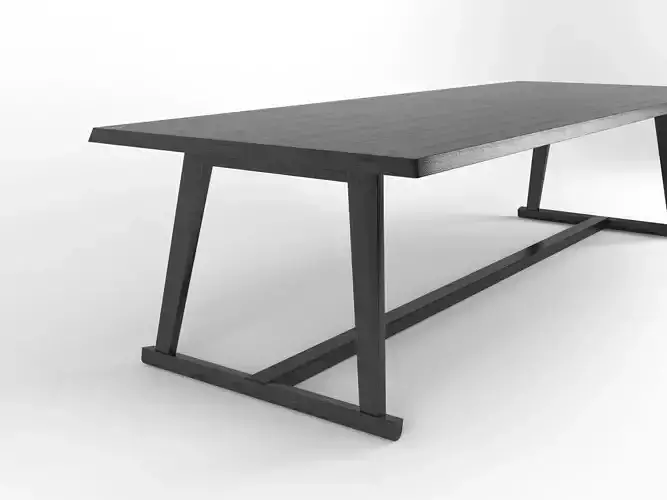 Recipio dining table with legs