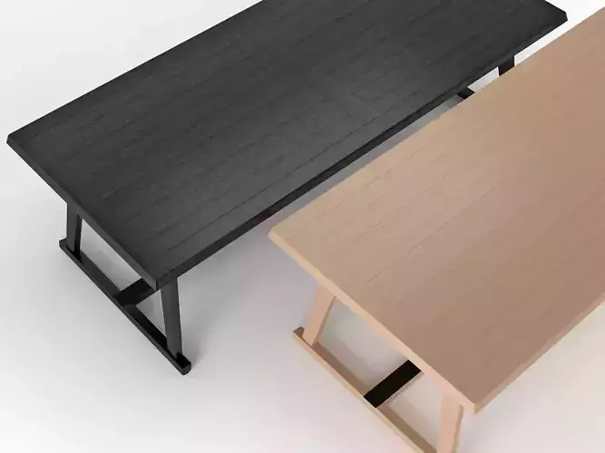 Recipio dining table with legs