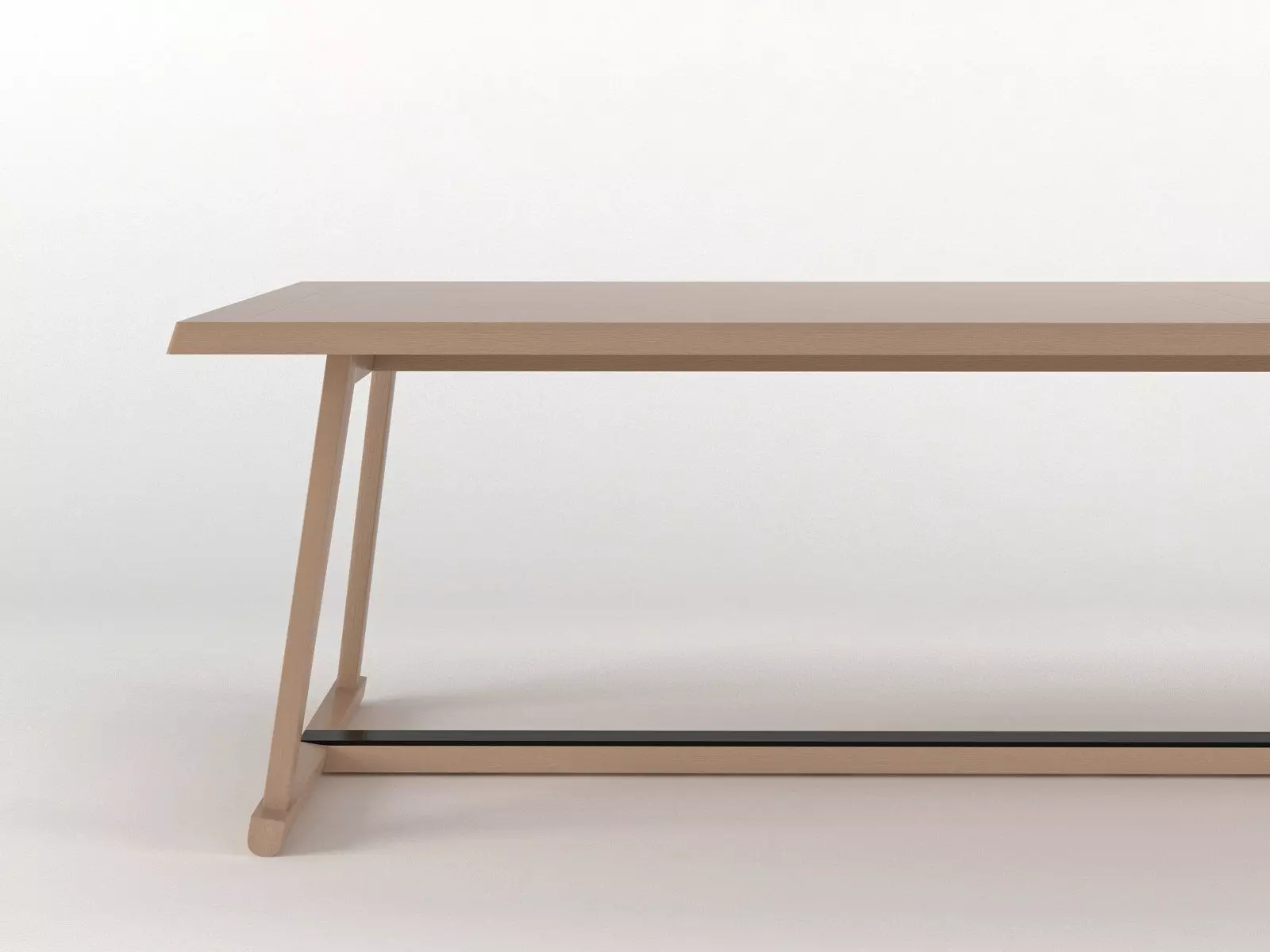 Recipio dining table with legs 3D model_4