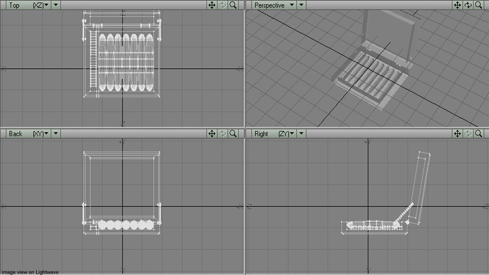 Cigar box with chocolate in it 3D model_4