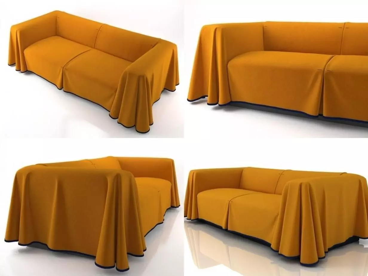 Cape sofa 3D model_1