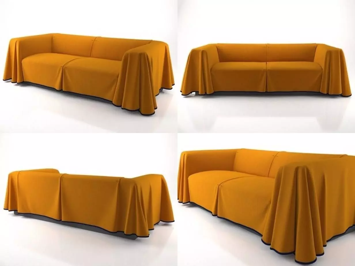 Cape sofa 3D model_0