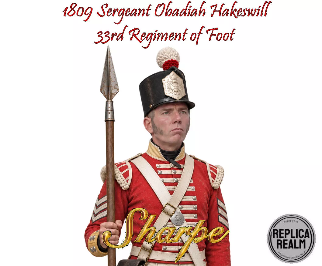 1809 Sergeant Obadiah Hakeswill from the TV Series SHARPE 3D print model