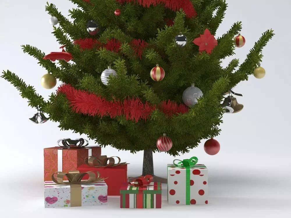 Christmas Tree 3D model_3